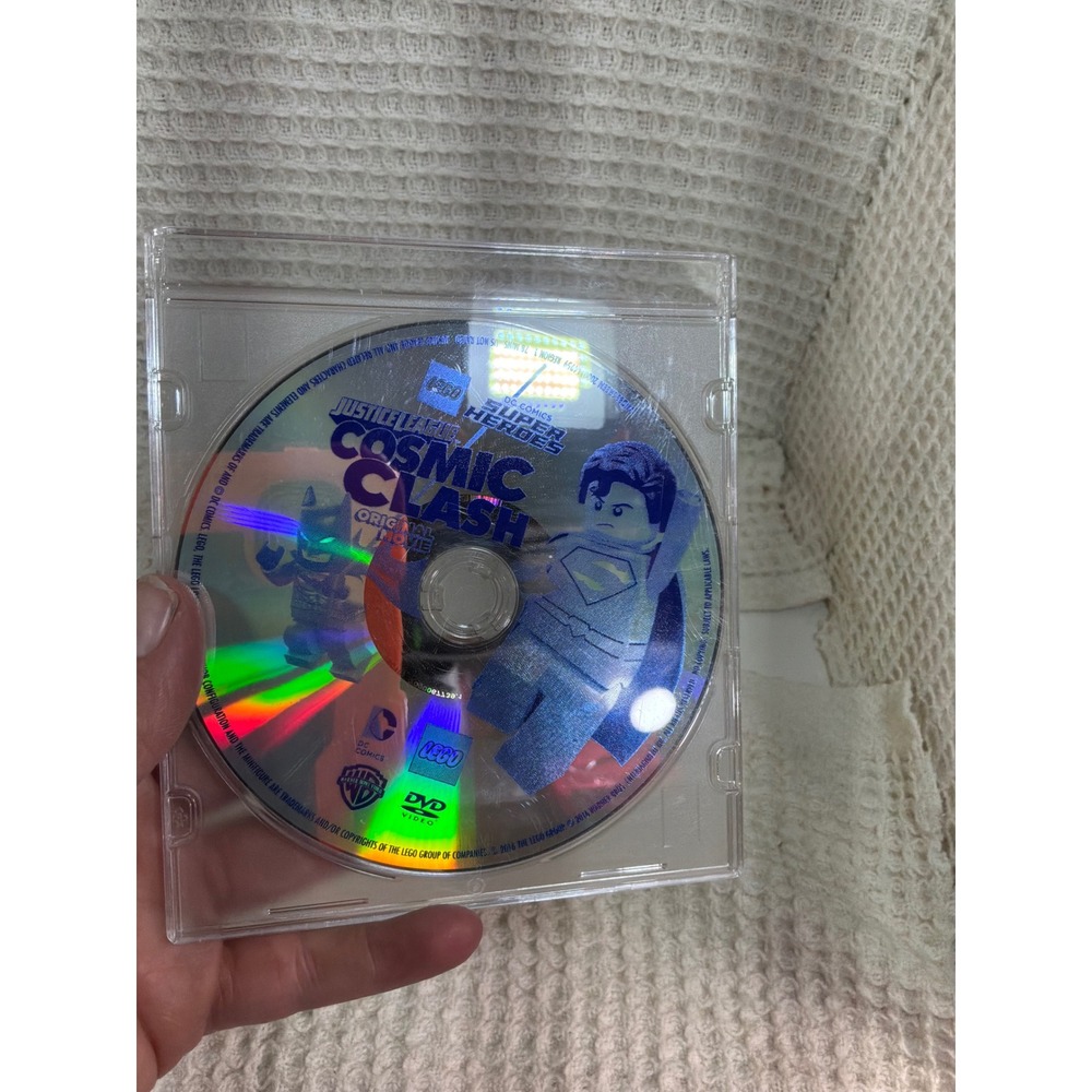 LEGO DC Comics Super Heroes Justice League Cosmic Clash DVD Disc Only Blue